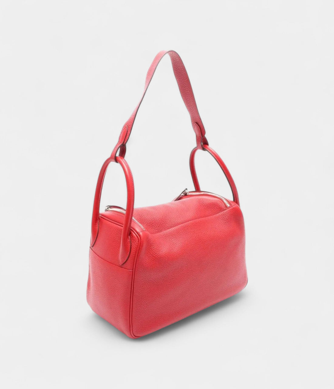Hermès 2017 Lindy 30 Bright Red Shoulder Bag