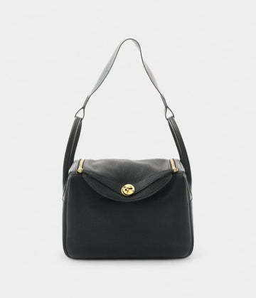 Hermès 2019 Lindy 30 Black Shoulder Bag