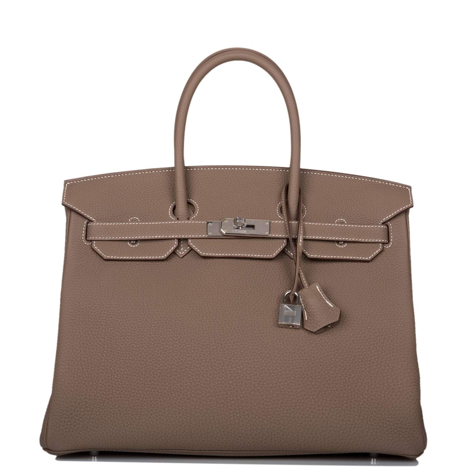 Hermes Birkin 35 Etoupe Togo Palladium Hardware
