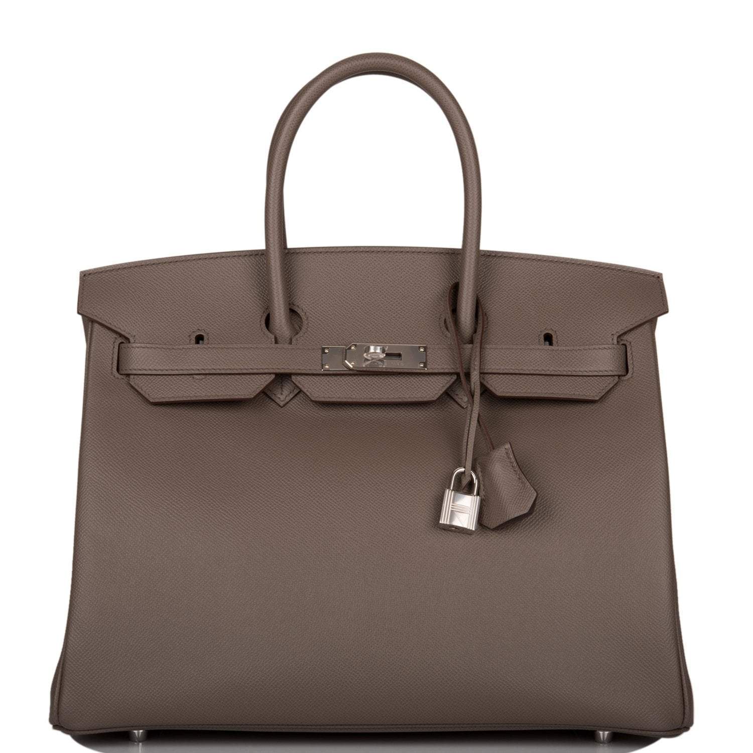 Hermes Birkin 35cm Etain Epsom Palladium Hardware