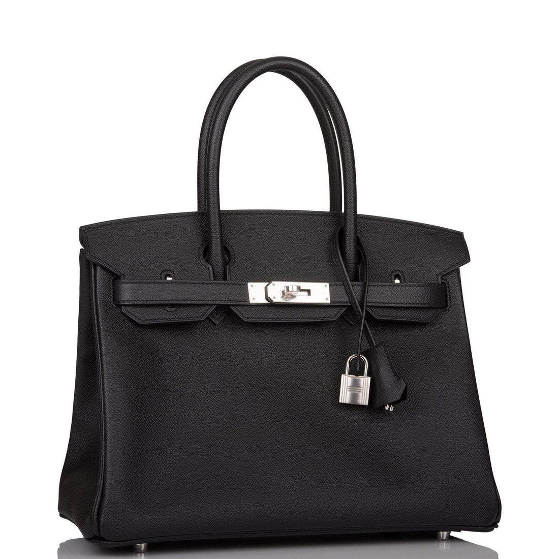 Hermes Black Epsom Birkin 30cm Palladium Hardware