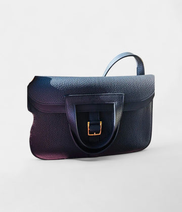 Hermès Halzan Leather Clutch Bag