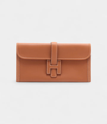 Hermès Jige 29 Gold Clutch Bag