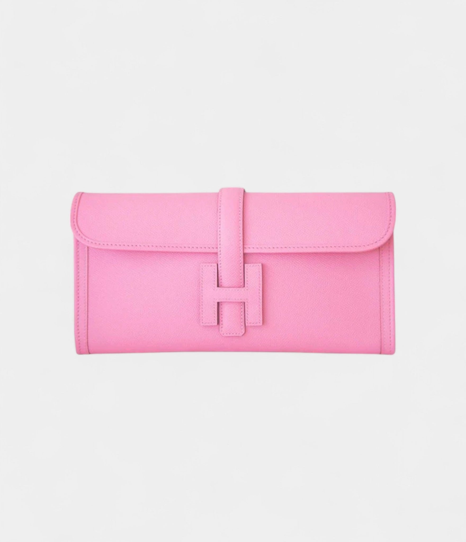 Hermès Jige 29 Rose Confetti Clutch Bag