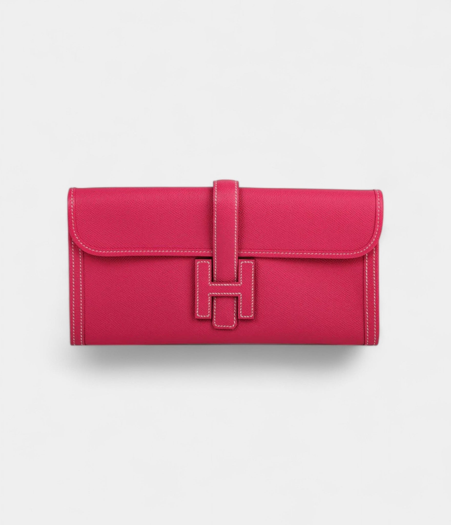 Hermès Jige Clutch 29 Rose Tyrien