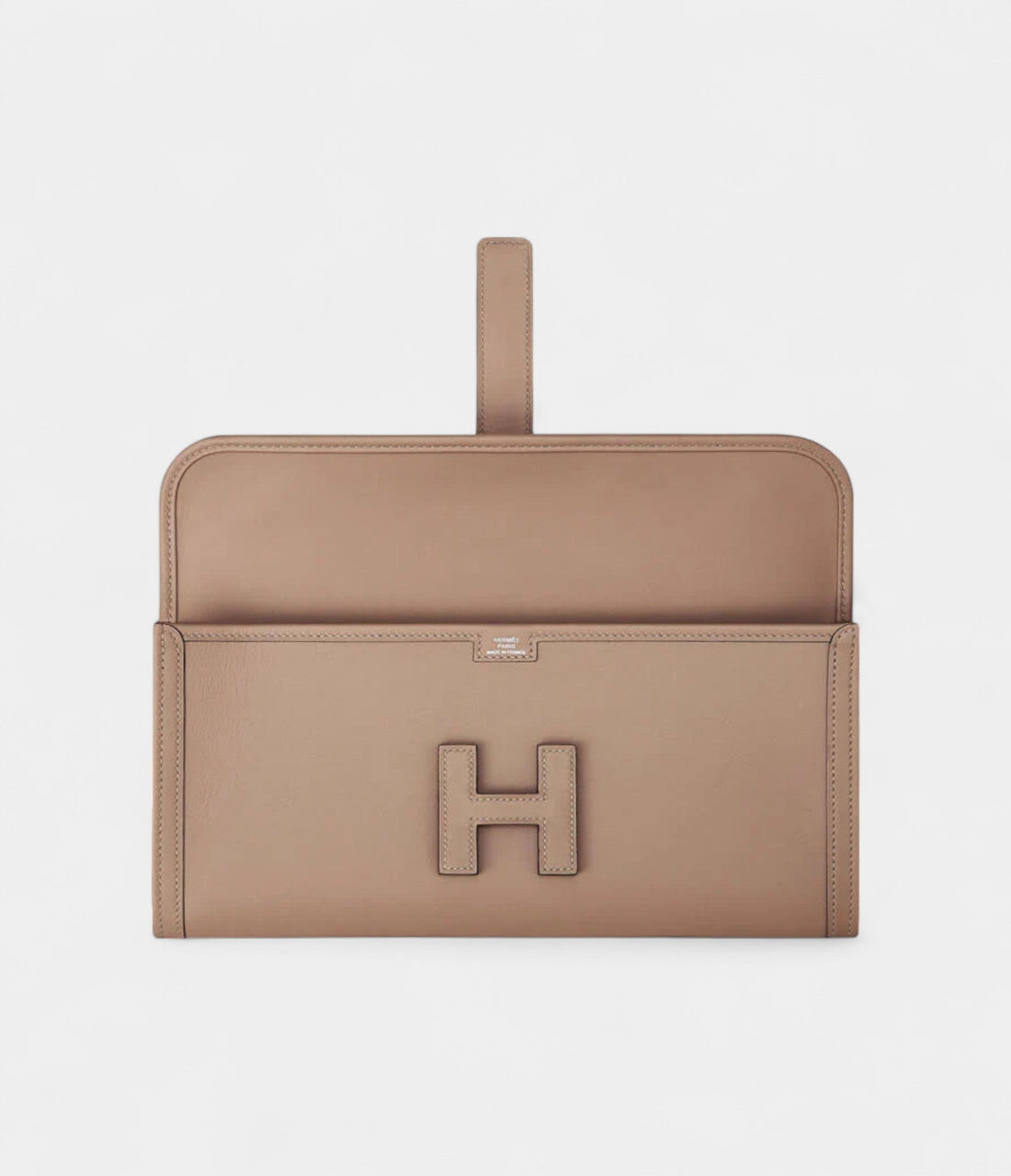 Hermès Jige Elan 29 H clutch in Gris Étain