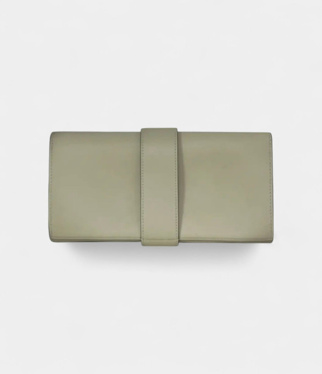 Hermès Médor Leather Beige Clutch Bag