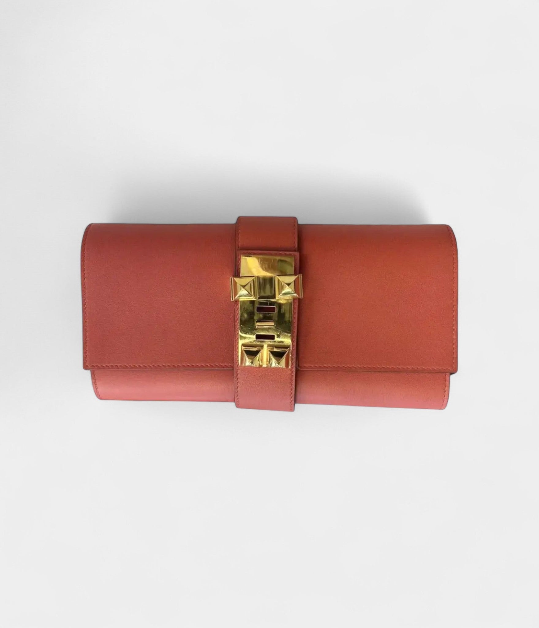 Hermès Médor Leather Clutch Bag