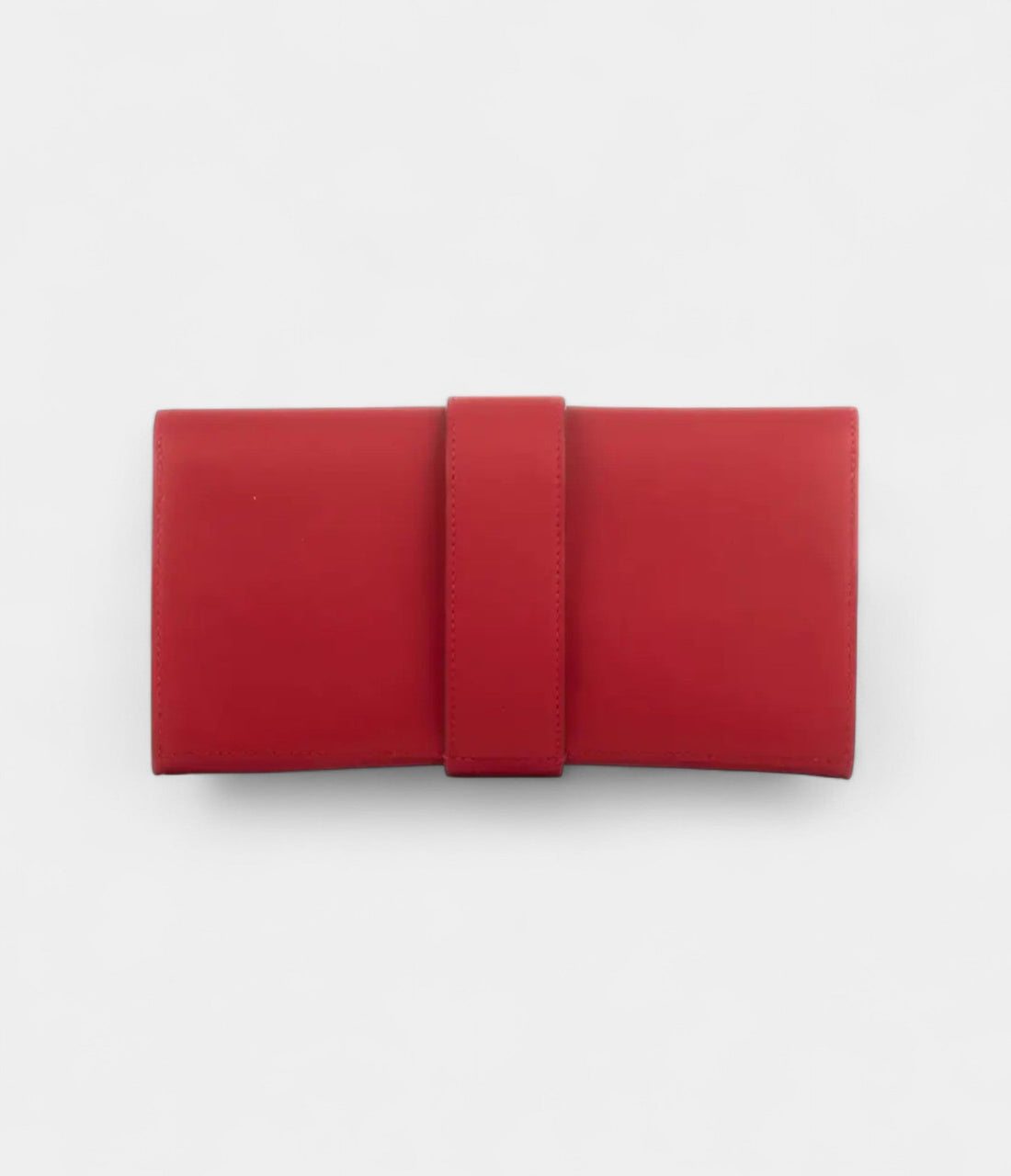 Hermès Médor Leather Red Clutch Bag