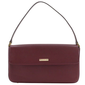 Burberry Hobo Leather Shoulder Bag