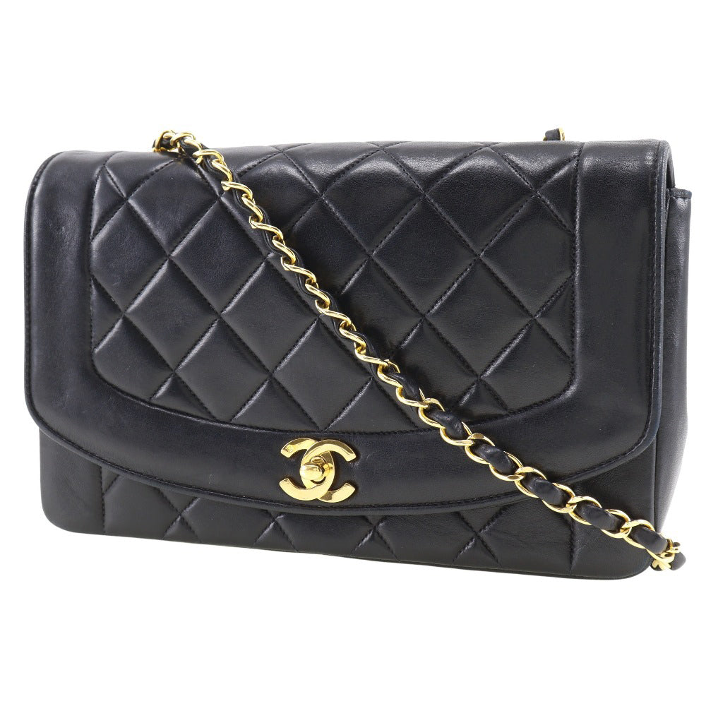 Chanel Diana Lambskin Shoulder Bag