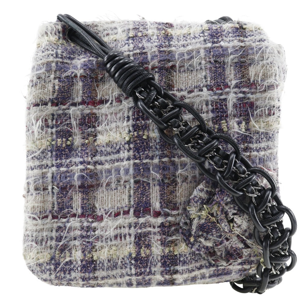 Chanel Camellia Tweed Shoulder Bag