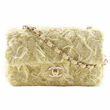 Chanel Mini Matelasse Tweed Shoulder Bag