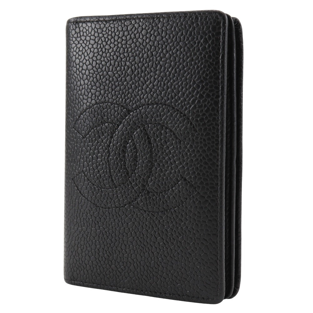 Chanel Caviar Card Case Black