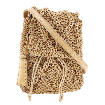 Chanel Braided Shoulder Bag Leather Crossbody Bag in New Condition