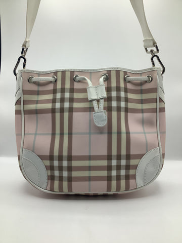 Burberry Pink Tartan Shoulder Bag