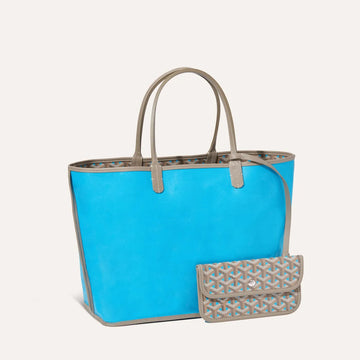 Goyard St Louis Claire-Voie PM Tote Bag (Turquoise)