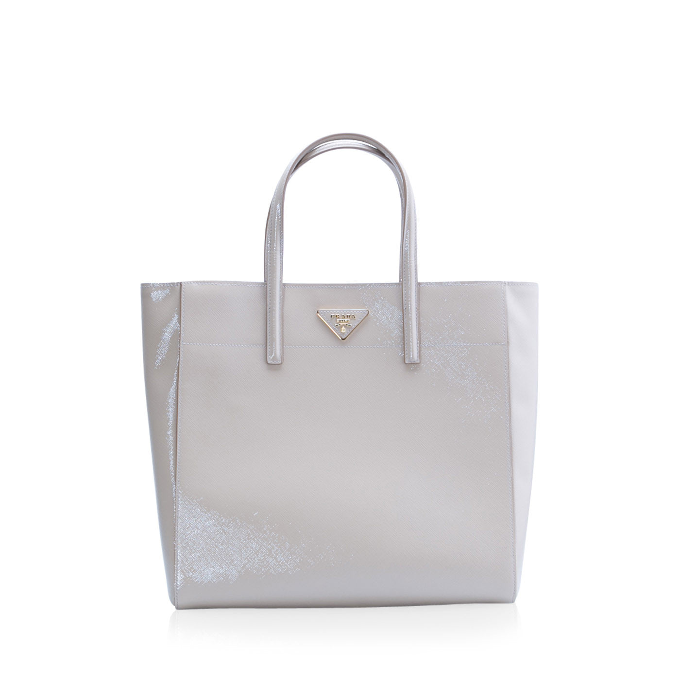 Prada 2 Way Saffiano Vernice Briefcase