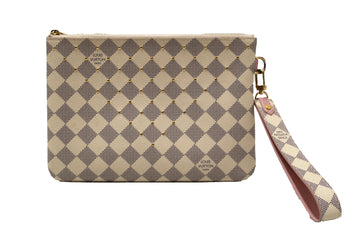 Louis Vuitton Damier Azur City Pouch Wristlet Clutch