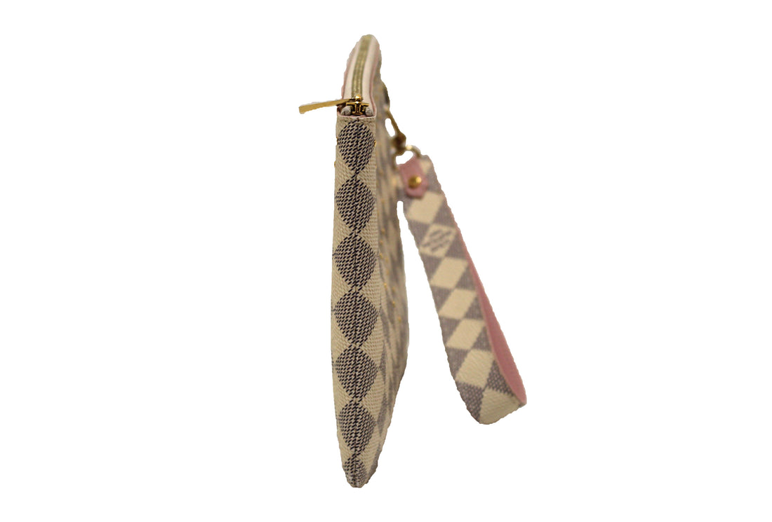 Louis Vuitton Damier Azur City Pouch Wristlet Clutch