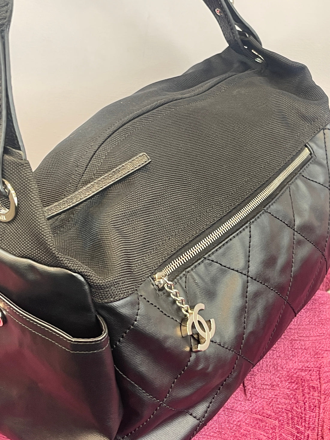 Chanel Canvas Hobo Bag