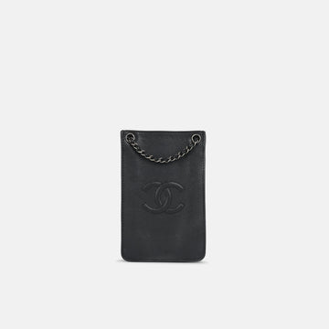 Chanel CC Phone Holder Black