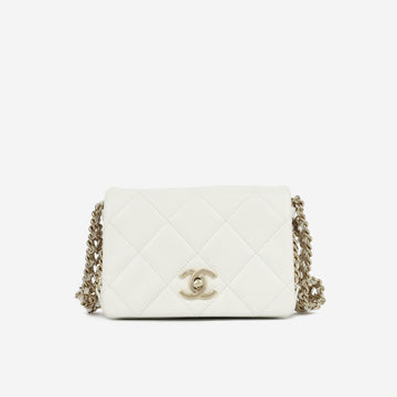 Chanel Seasonal Chain Rows Square Flap