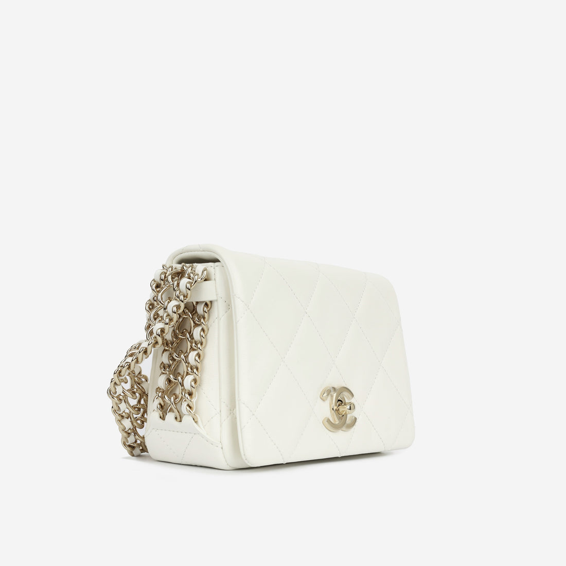 Chanel Seasonal Chain Rows Square Flap