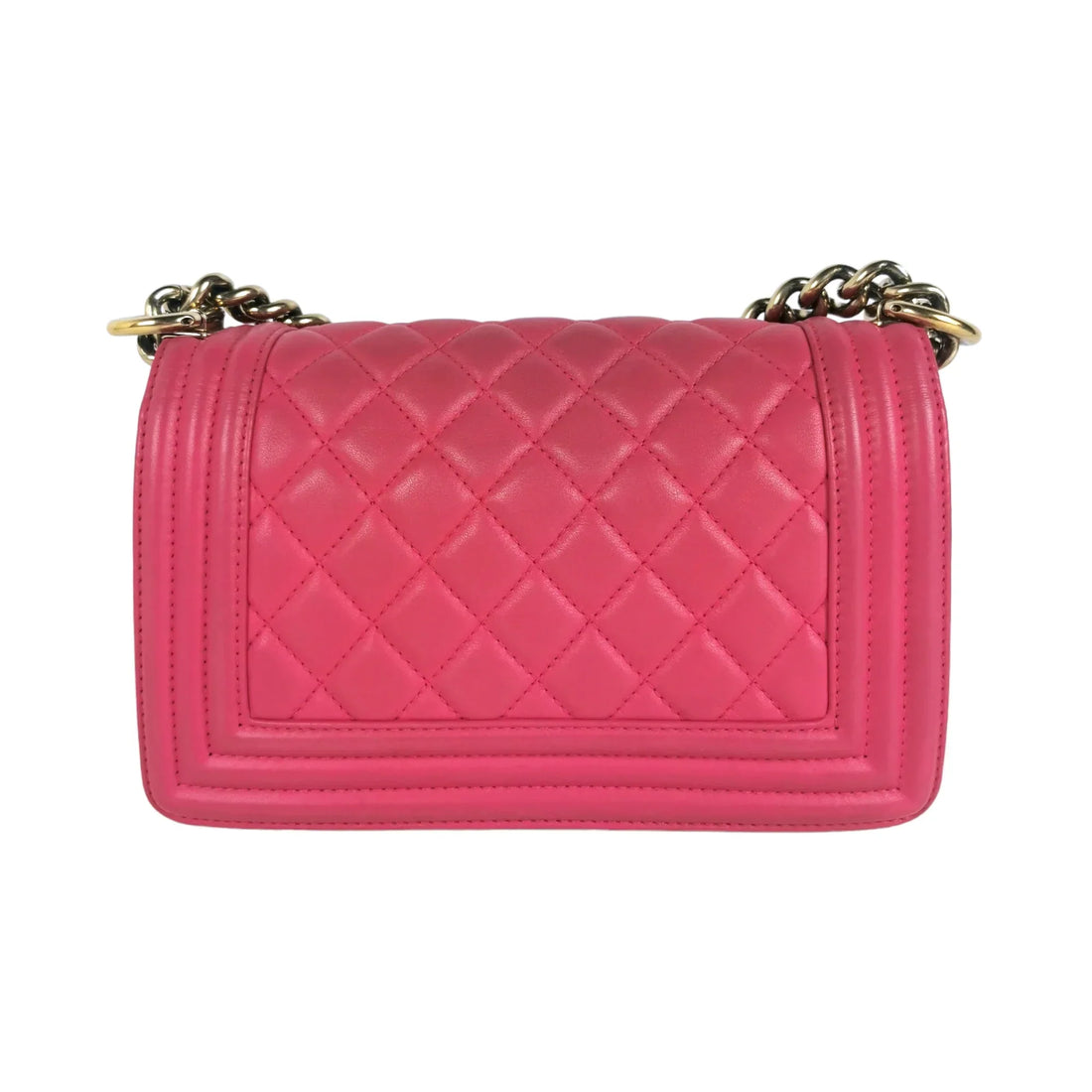 Chanel Boy Small Pink Calfskin Gold
