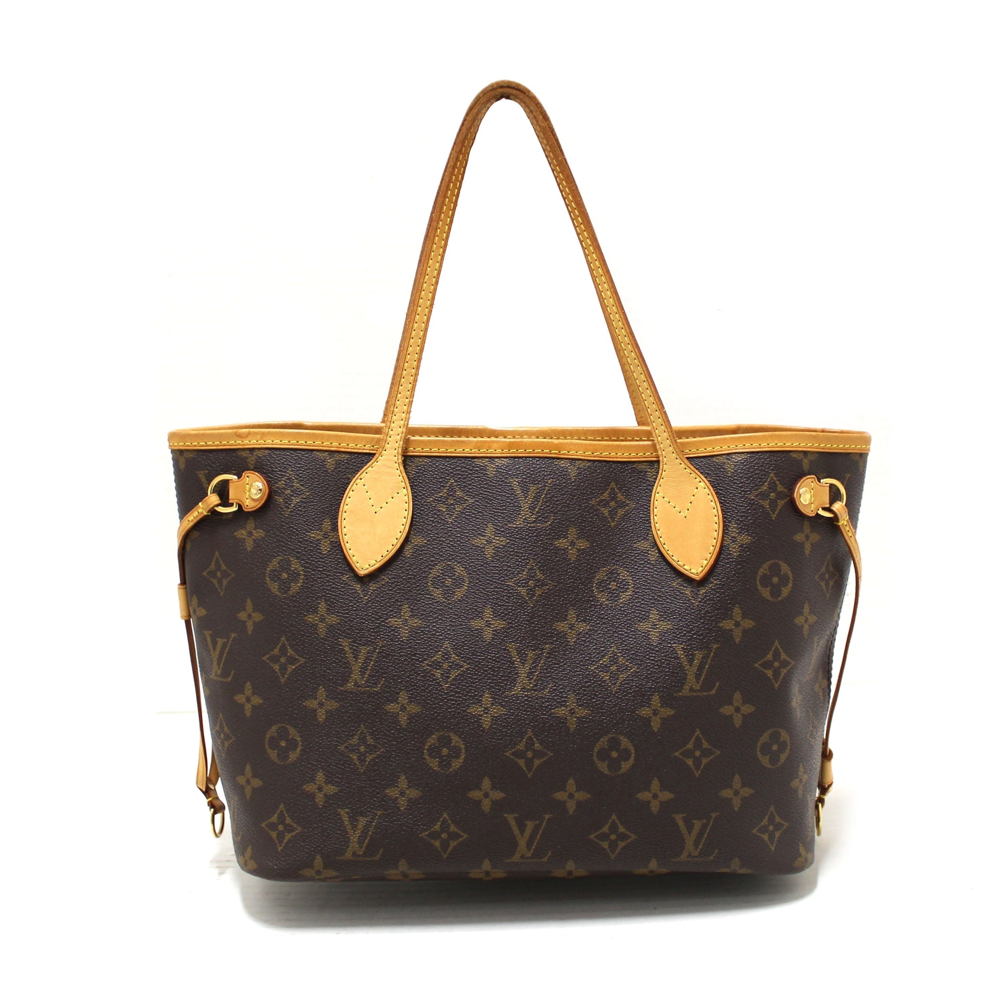 Louis Vuitton Classic Monogram Neverfull PM Tote Shoulder Bag