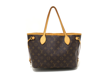 Louis Vuitton Classic Monogram Neverfull PM Tote Shoulder Bag