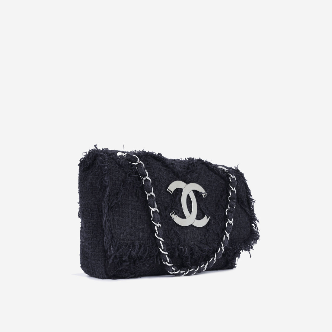 Chanel Nature Tweed Flap