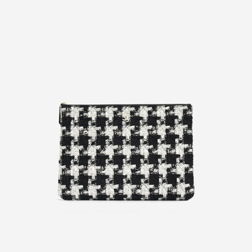 Chanel Quilted Tweed O-case