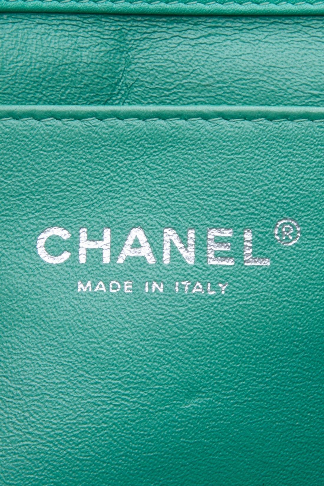 CHANEL Timeless Clutch On Chain Patent Leather Green