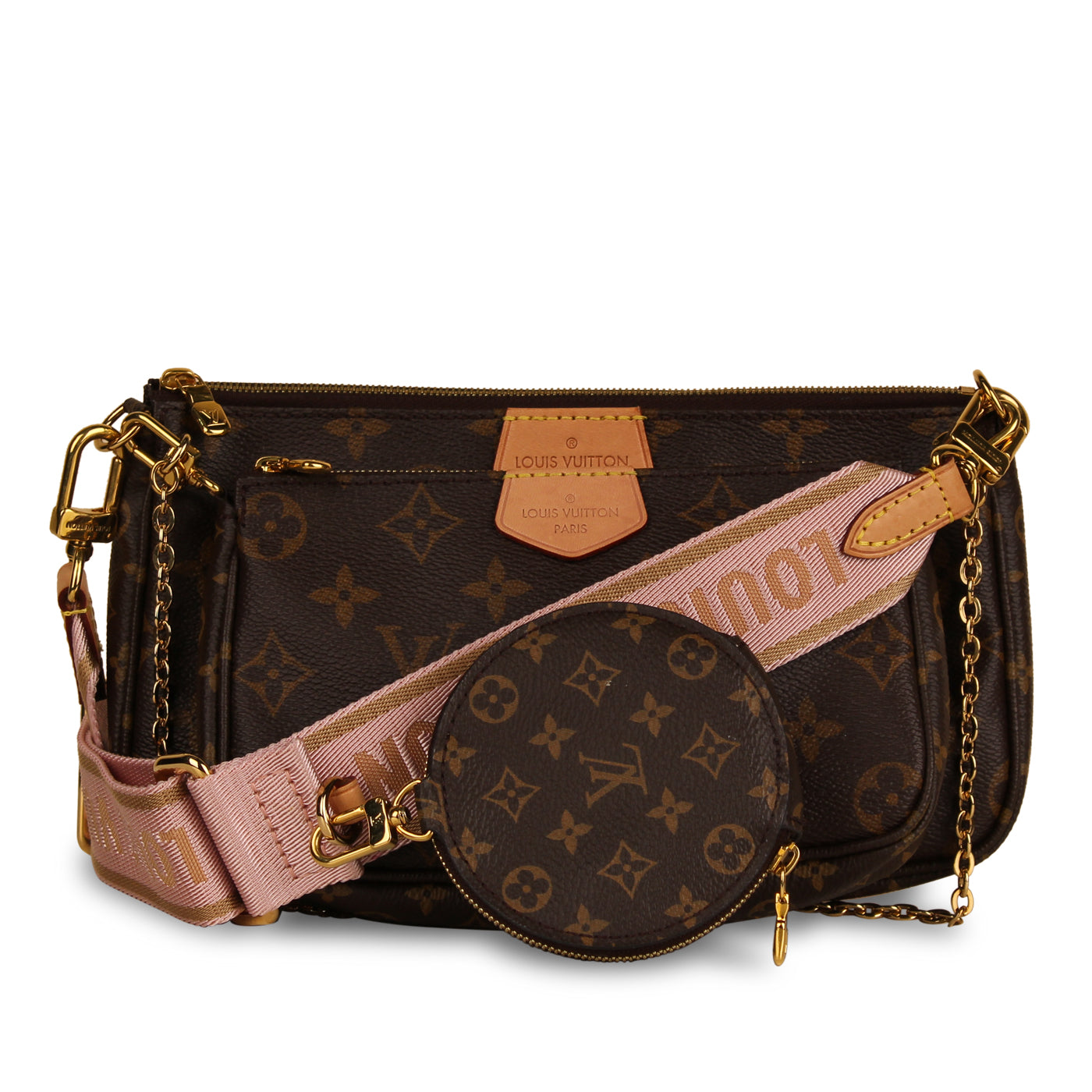 Louis Vuitton Multi Pochette Accessoires Rose Chiaro