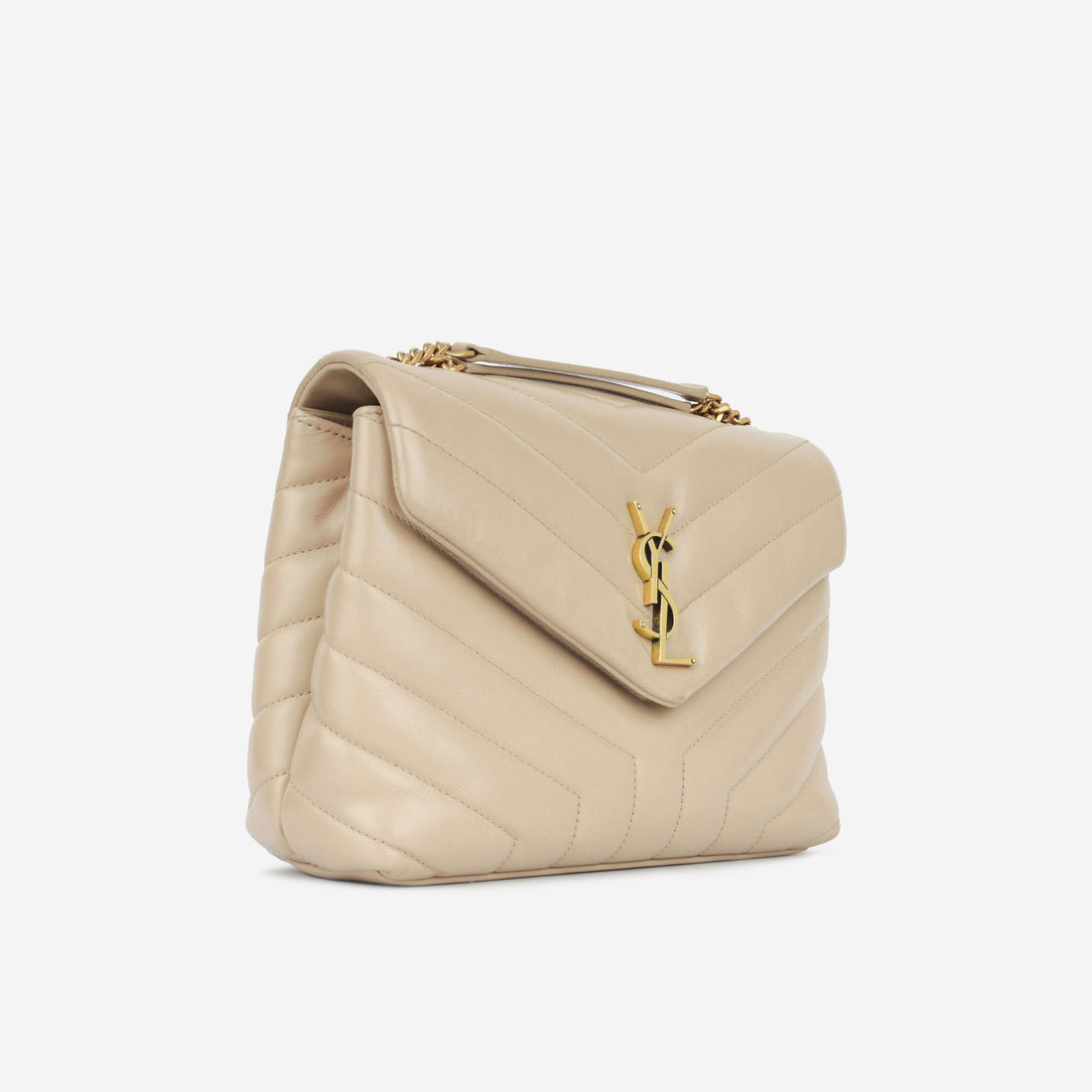 Yves Saint Laurent Small Lou Lou - Beige