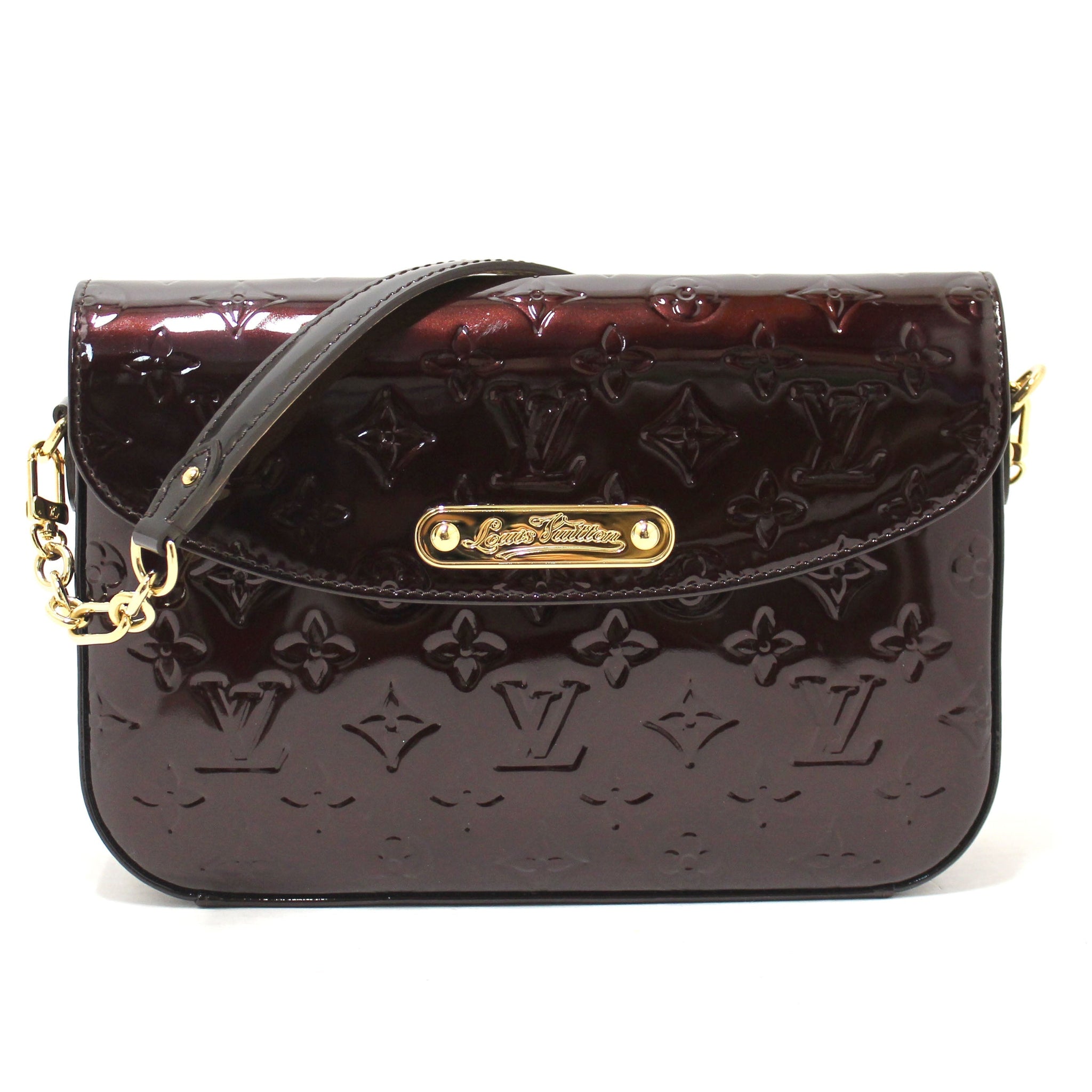 Louis Vuitton Amarante Monogram Vernis Leather Rodeo Drive Bag