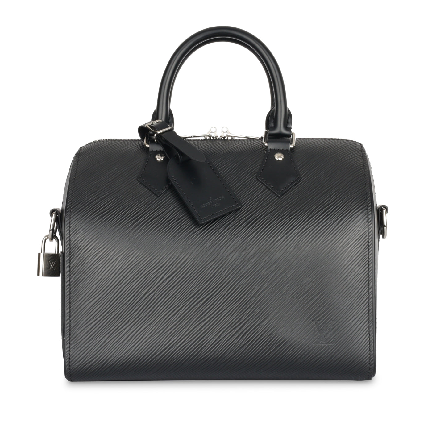 Louis Vuitton Speedy 25 Bandoulière Black Epi