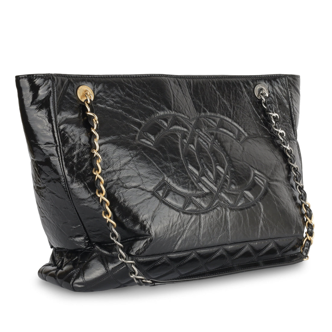 Chanel Medium CC Tote Glazed Calfskin