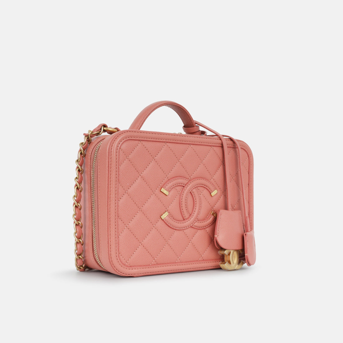 Chanel Filigree CC Vanity Case Medium