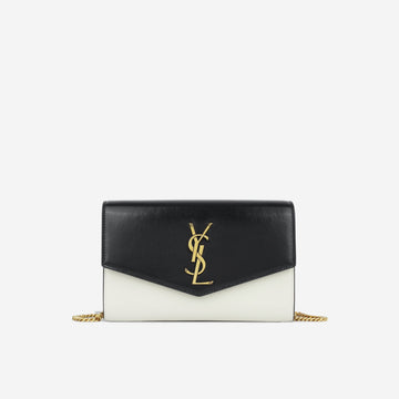 Yves Saint Laurent Uptown Monogram Chain Wallet