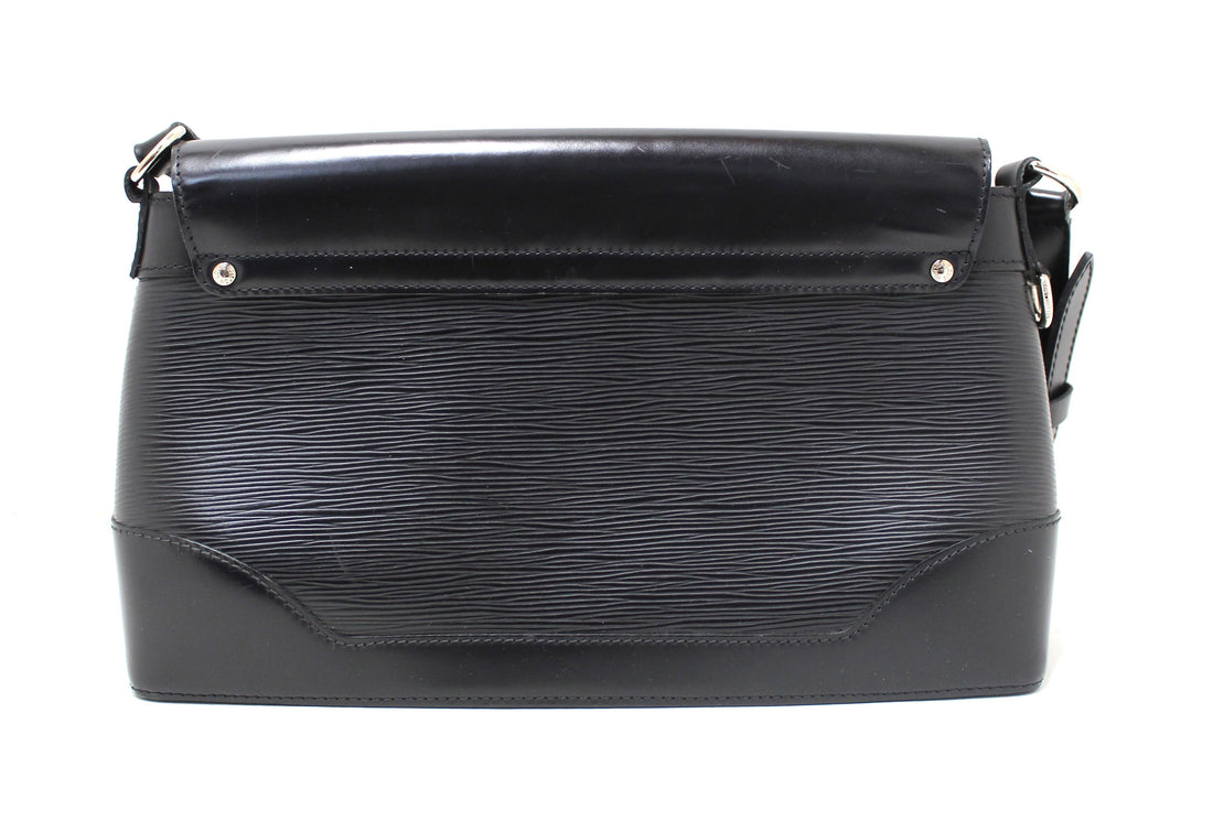 Louis Vuitton Black Epi Leather Bagatelle PM Shoulder Bag