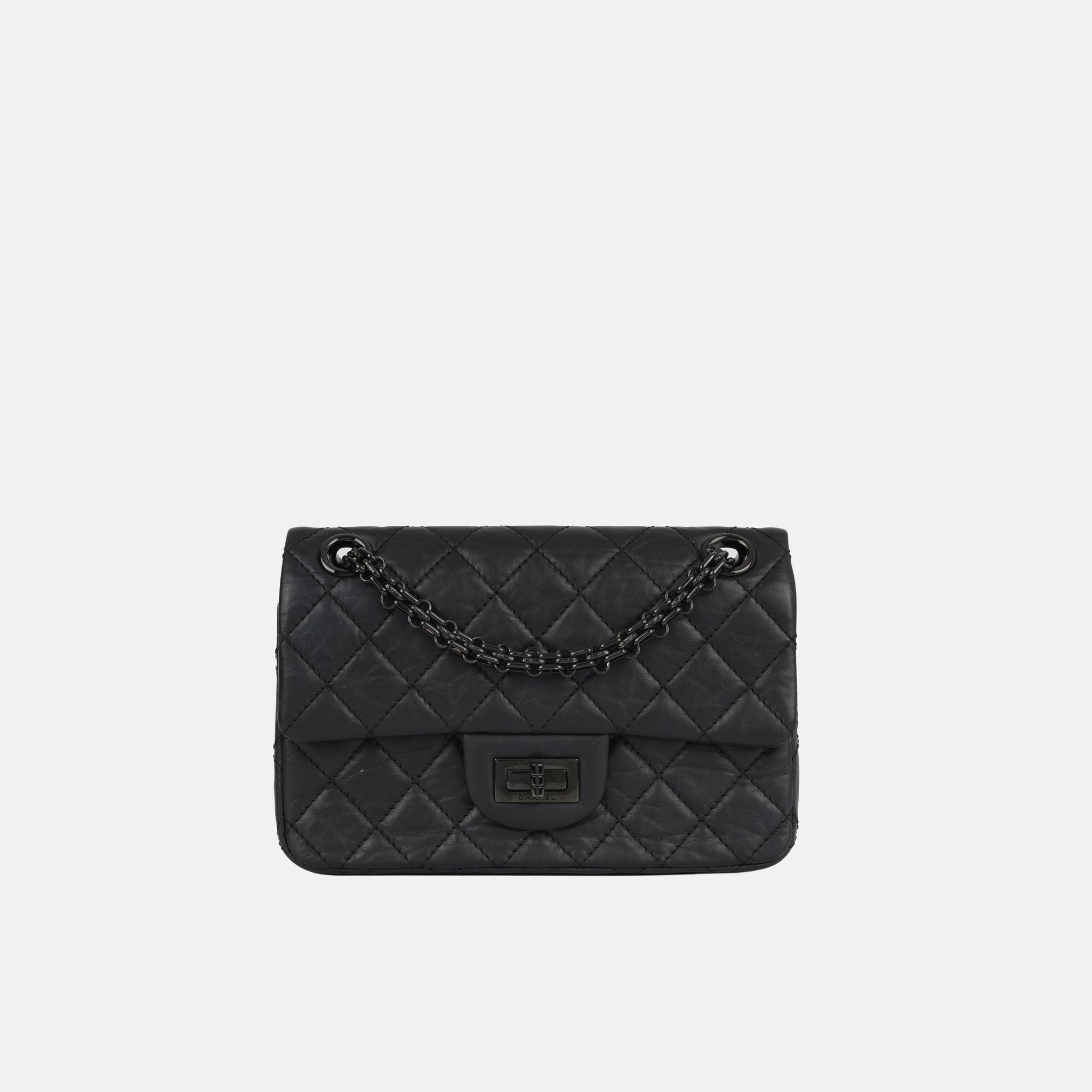 Chanel 2.55 Reissue 224 So Black