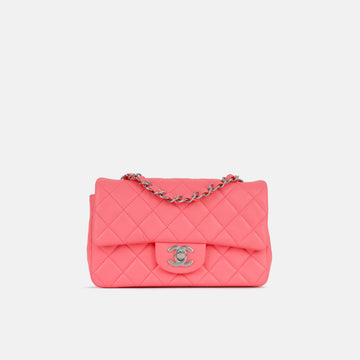 Chanel Mini Rectangular Neon Pink