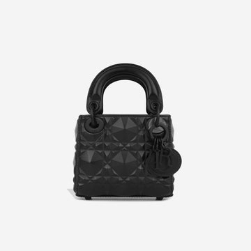 Christian Dior Micro Lady Dior Black Diamond