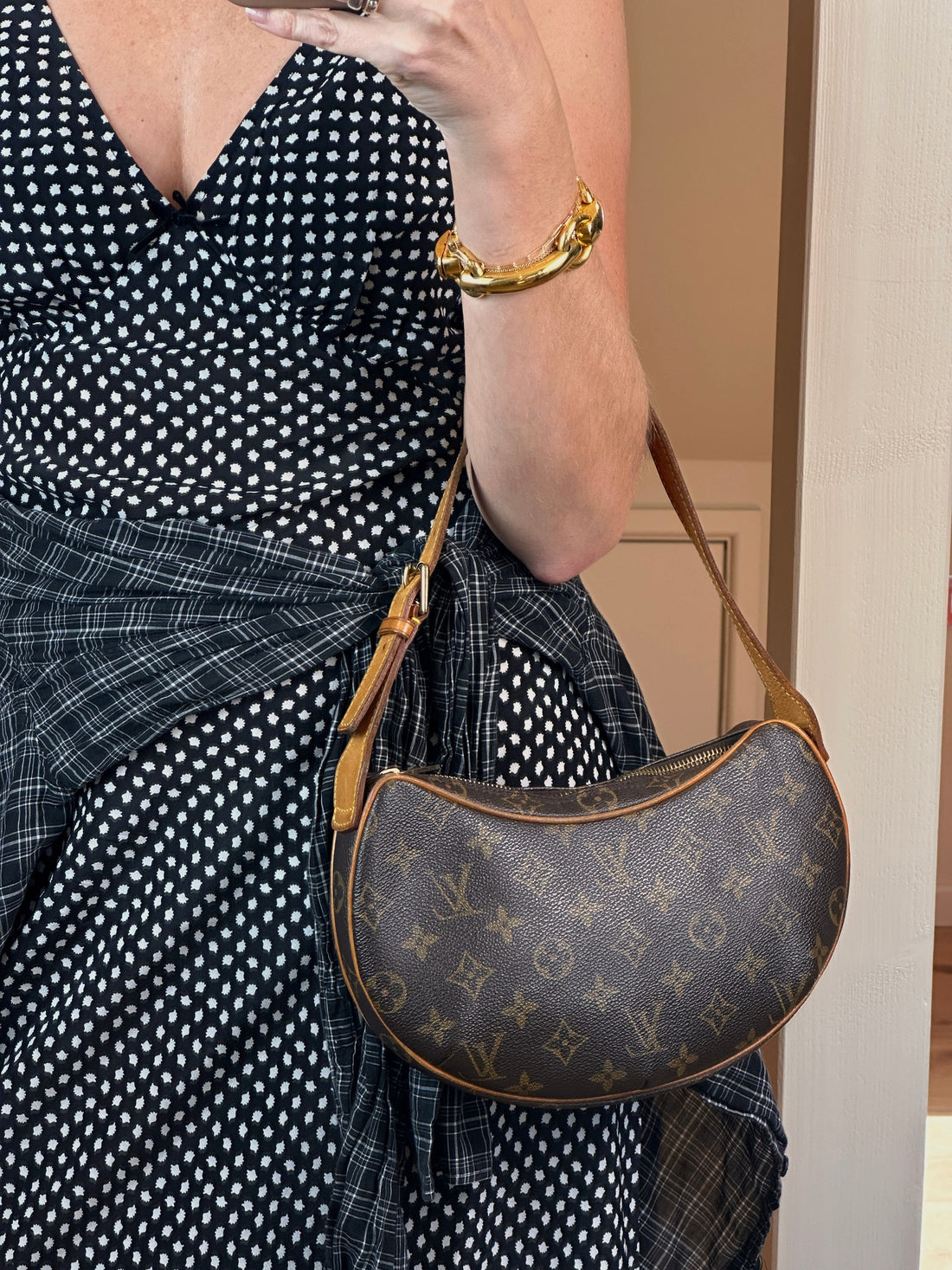 Louis Vuitton PM Croissant Shoulder Bag
