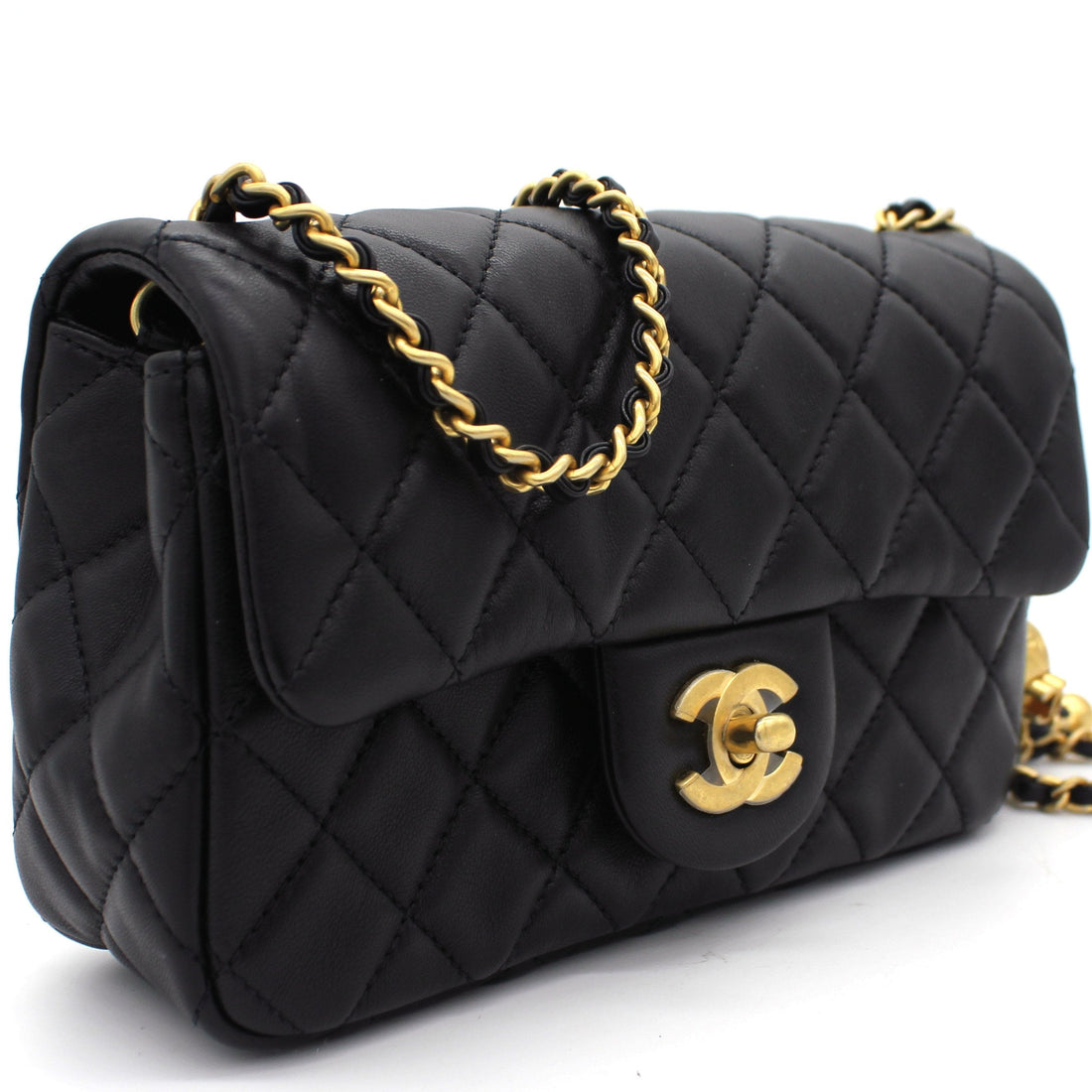 Chanel 20S Pearl Crush Rectangle Mini Flap