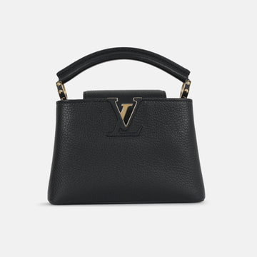 Louis Vuitton Capucines Mini Black Taurillon