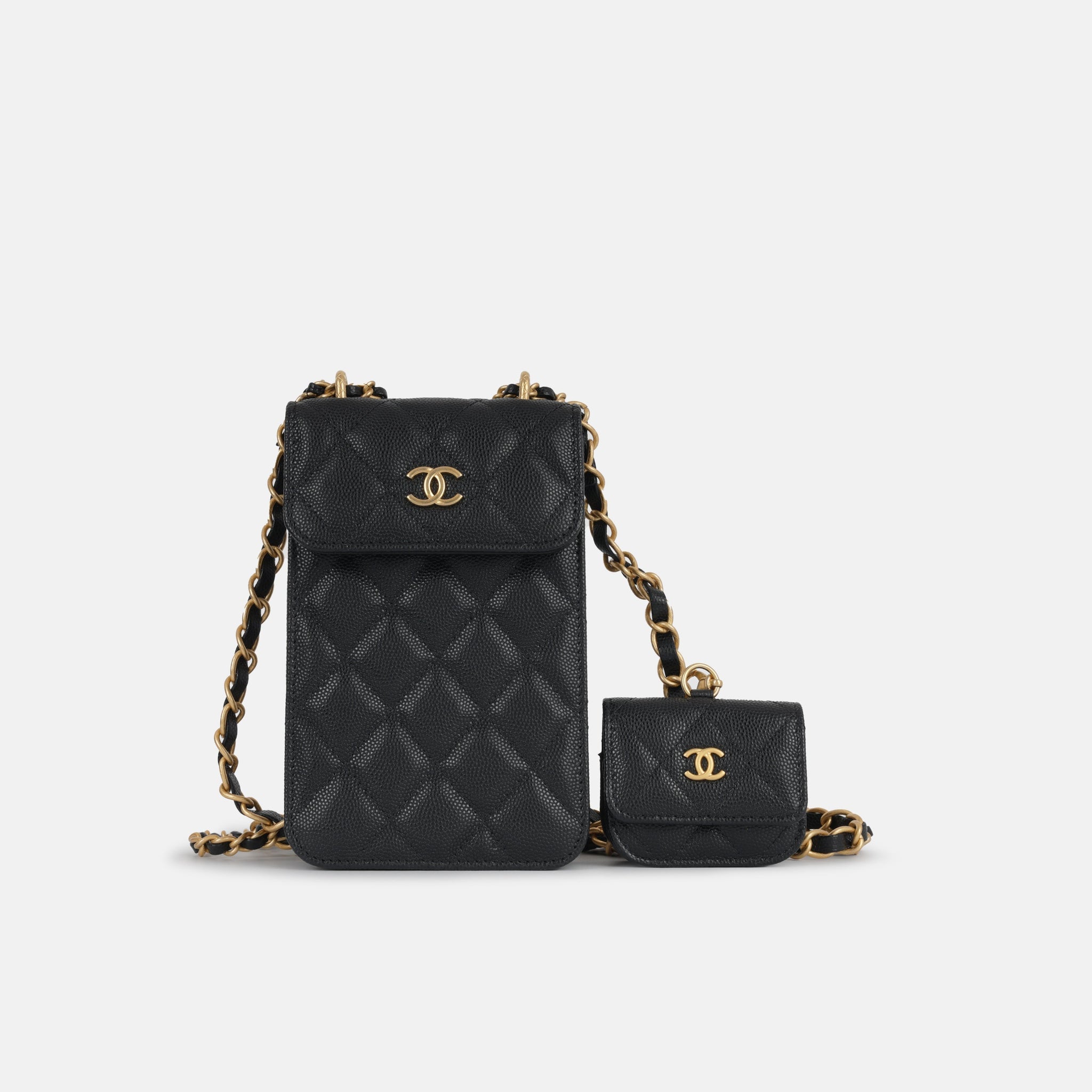 Chanel Phone and Airpods Crossbody