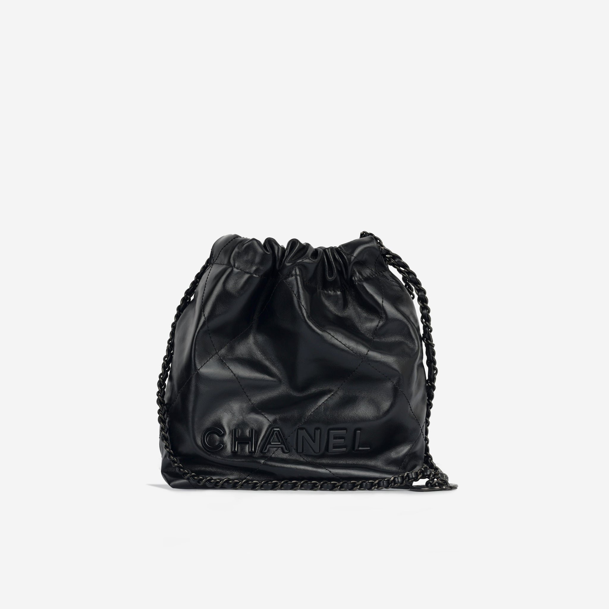 Chanel 22 Mini Handbag So Black